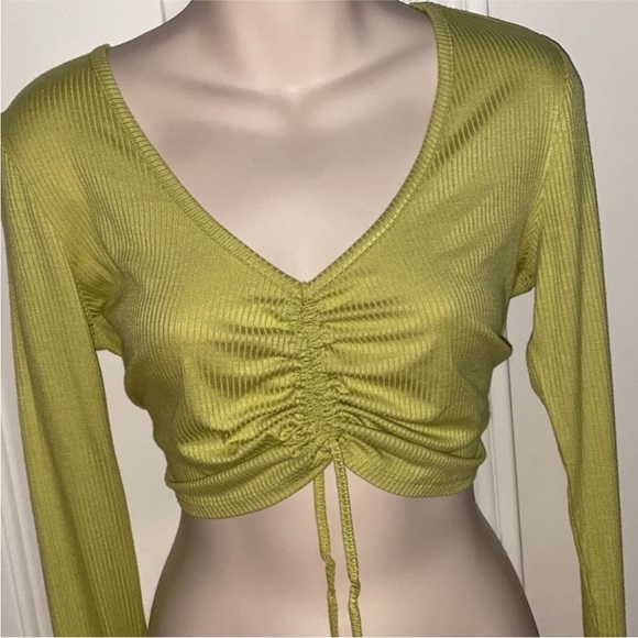 Garage Ultra Cropped Neon Top - Picture 3 of 3